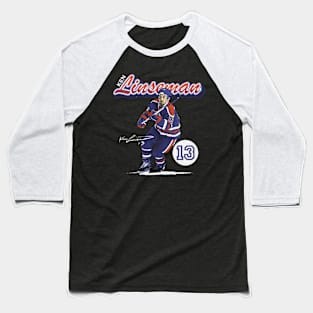 Ken Linseman Edmonton Retro Script Baseball T-Shirt